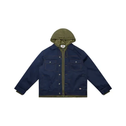 Dickies Puffer Jacket Winter Unisex Dark Navy Blue