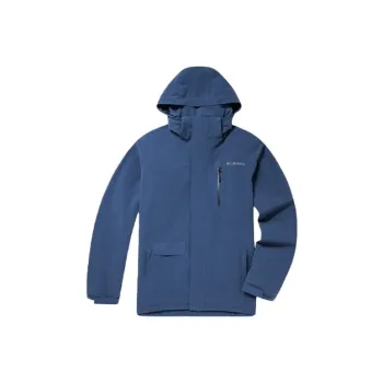 Columbia Outdoor Hiking Windbreaker Jacket Men's Blue