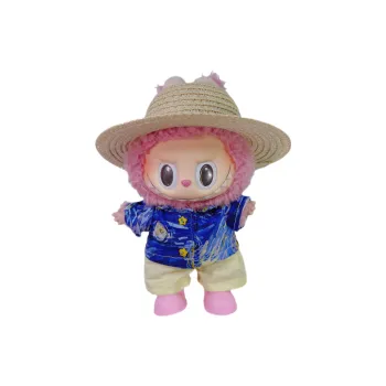 [Modified Doll] POP MART Labubu Sitting Party Collection Lychee Berry Confirmed, Starry Holiday, Cute Hang Tag Box 15cm