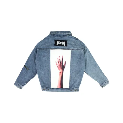 ATELIER BLEU Loose Fit Denim Jacket Unisex Blue