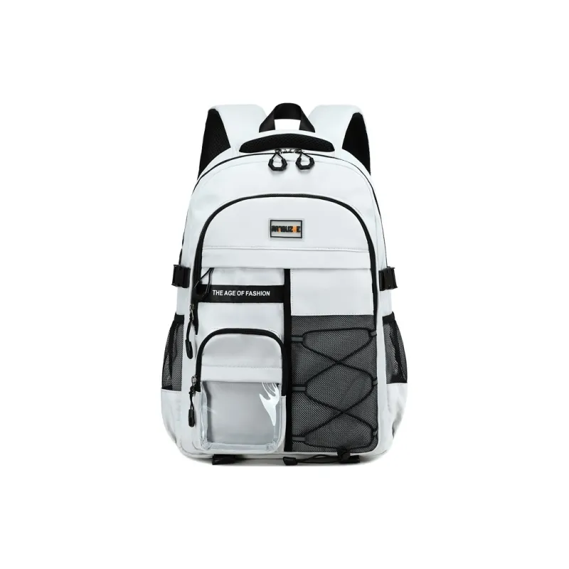 Alcohol Dragon Polyester Backpack Unisex Multicolor-12
