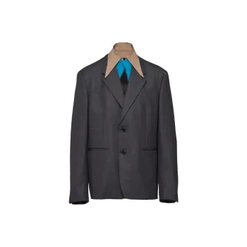 PRADA Single breasted Wool Jacket