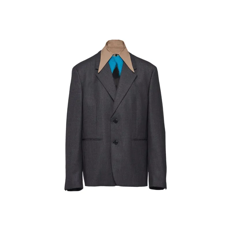 PRADA Single breasted Wool Jacket-0