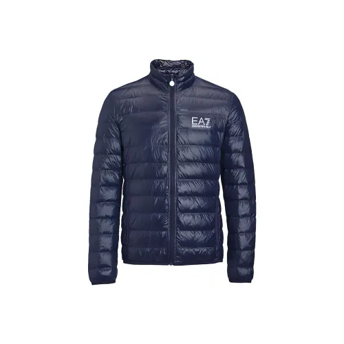 EMPORIO ARMANI Down Jacket Winter Men's Navy Blue
