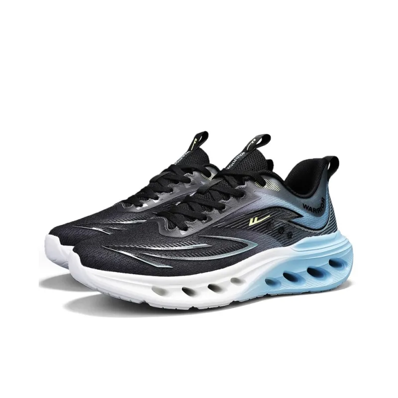 WARRIOR Running Shoes Men Low Top White Blue/White Orange/Black Blue-16
