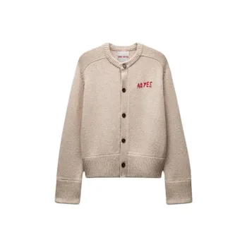 Ao Yes X ZARA AO YES Collaboration Knitwear Unisex Beige