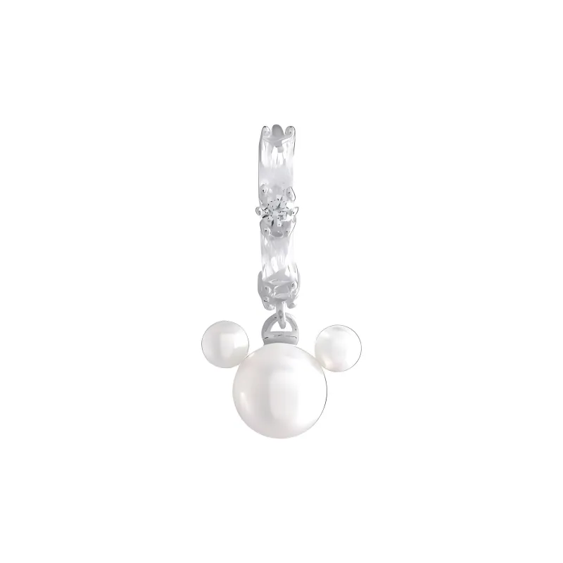 Disney Sterling Silver Earrings Women's Silver-1