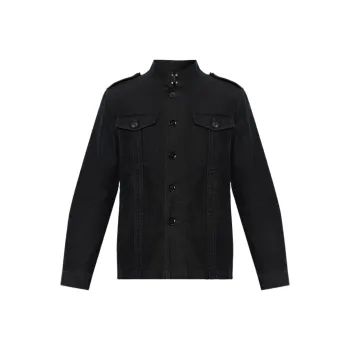 TOM FORD Satin Stand Collar Outershirt