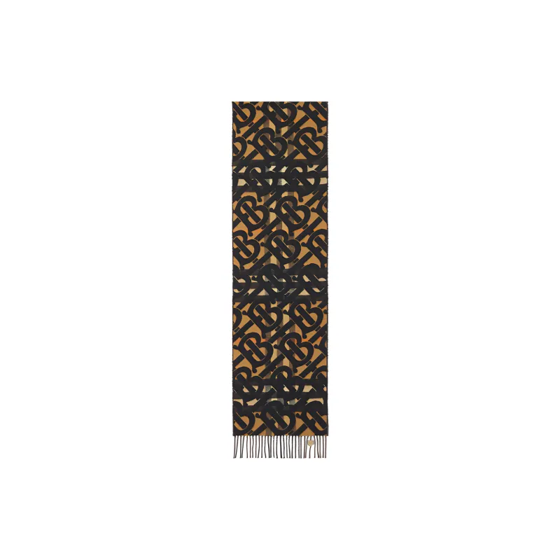 Burberry Knit Scarves Unisex Multicolor-1