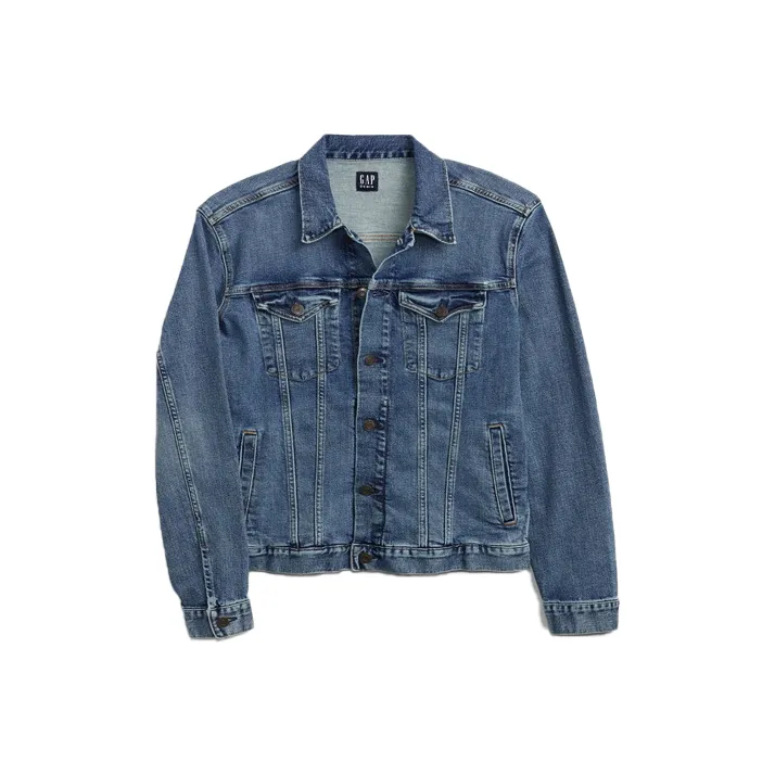 GAP Denim Jackets Men Blue-0