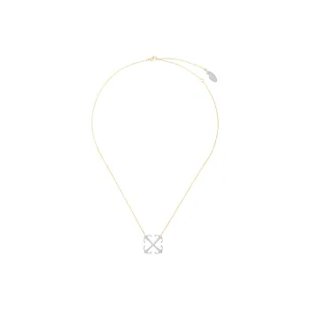OFF WHITE Arrow Logo Engraved Necklace