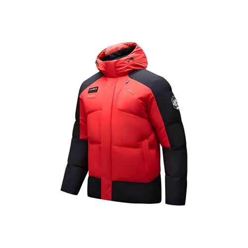 Anta Down Jacket Men's Classic Red/Basic Black