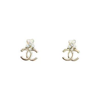 CHANEL Stud Earrings Women's