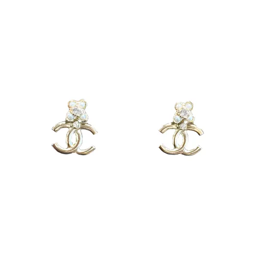 CHANEL Stud Earrings Women's