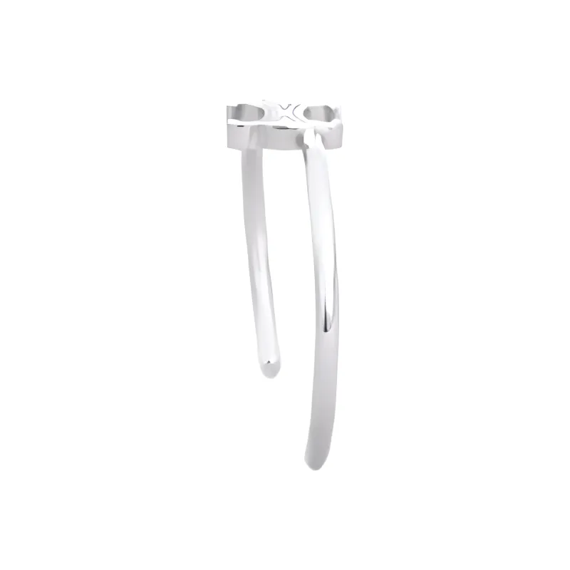 CELINE Brass Bangles Women's Silver-2