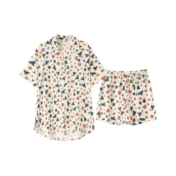Top Melon Pajama Set Women's Image Color
