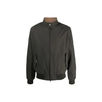 BARBOUR International Mock Neck Bomber Jacket