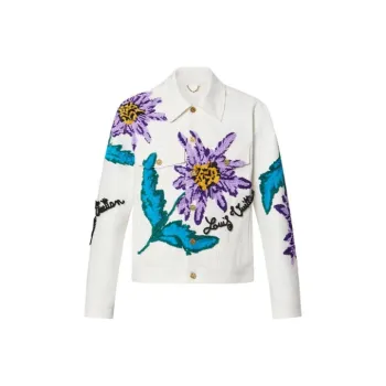 LOUIS VUITTON SS23 Denim Jacket Men's White