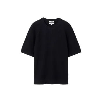 COS T Shirts Men Navy Blue