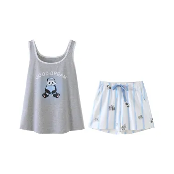 JINGYUN Deep Pajama 70 Pajama Set Women's Bean Gray