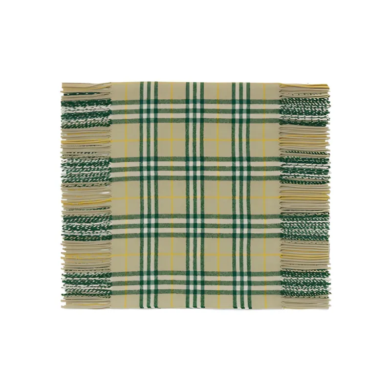 Burberry Knit Scarves Men's Camel-1