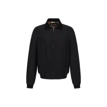 Roberto Cavalli SS24 Jackets Coats Men's Black