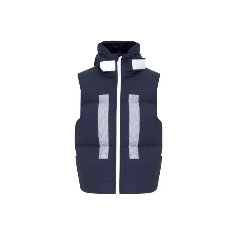 STONE ISLAND Vests Men Navy Blue-0