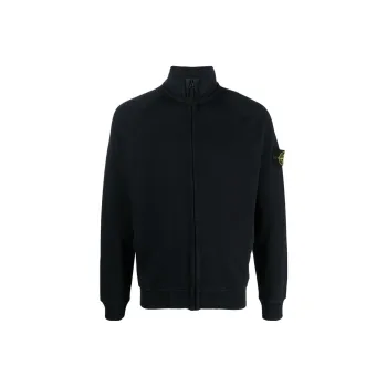 STONE ISLAND Compass Patch Zipped Sweatshirt