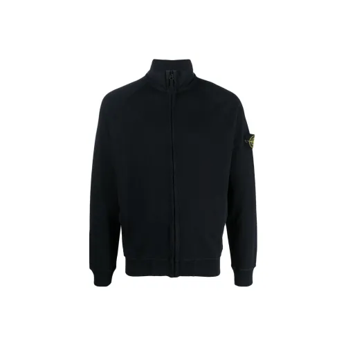 STONE ISLAND Compass Patch Zipped Sweatshirt