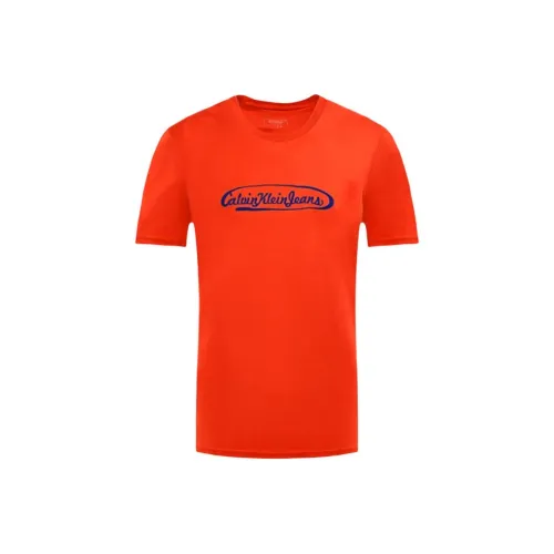 CALVIN KLEIN T Shirt Men's Orange