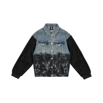 XINYINSU Denim Jacket Unisex Blue