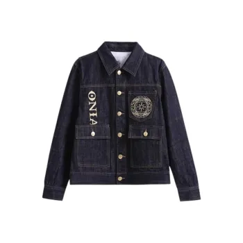 ONIARAI Denim Jackets Men Black