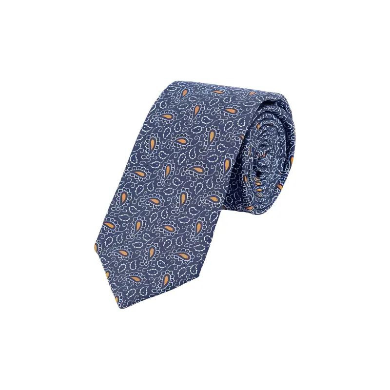 KITON Paisley-Jacquard Pointed Tip Tie-0