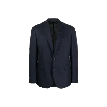 VERSACE Business Suits Men Blue