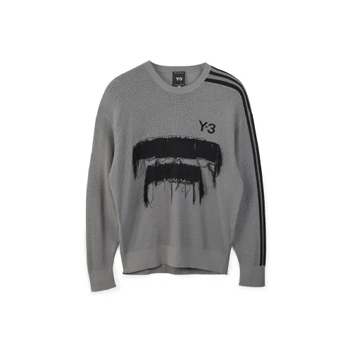 Y 3 Free Shipping With AdiClub Y 3 Graphic Knit Crew Sweater