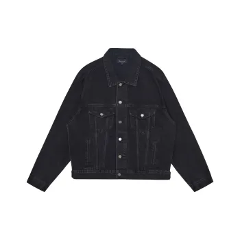 CLIMAX VISION Denim Jackets Unisex Denim Black