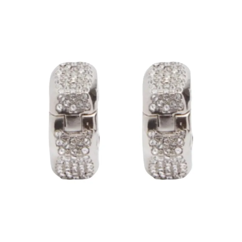 FANSIZHE Earrings Unisex Silver-1
