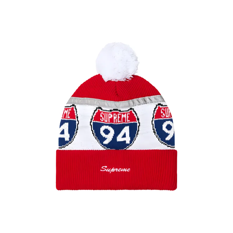 Supreme Interstate Reflective Beanie-7