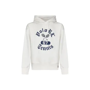Polo Ralph Lauren Logo Printed Fleece Hoodie