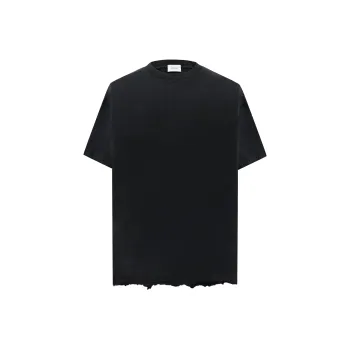 Askyurself Short Sleeved T Shirts Unisex Washed Black