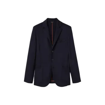 Loro Piana Business Suit Coat Men's Marine Blue