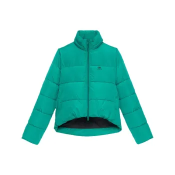 Balenciaga Puffer Jackets Men Lake Green