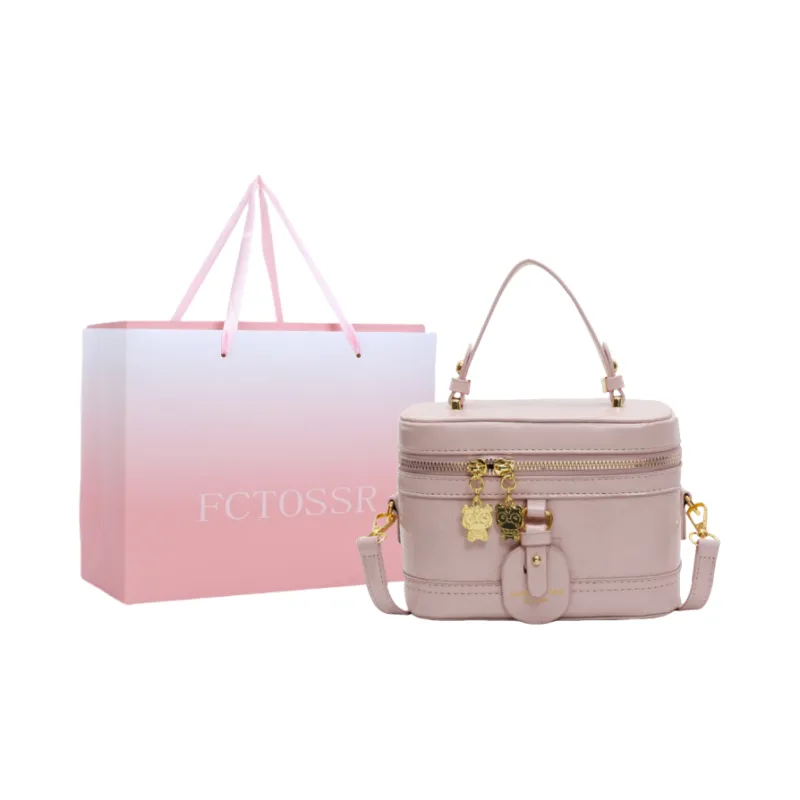 FCTOSSR PU One Shoulder Handbag Women's White/Black/Blue/Pink-6