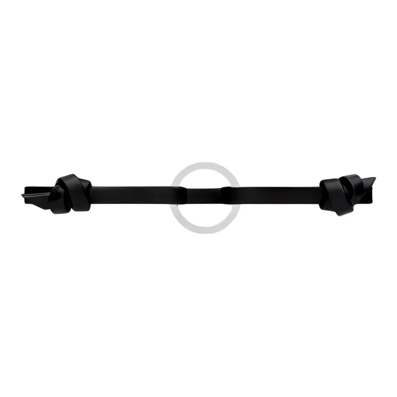 SAINT LAURENT Nappa Leather, Sterling Silver Bracelets Unisex Black-0