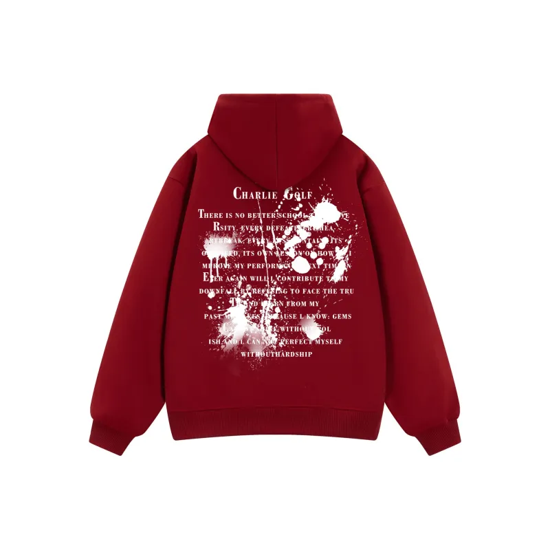 CHARLIE GOLF Sweatshirt Unisex White-10