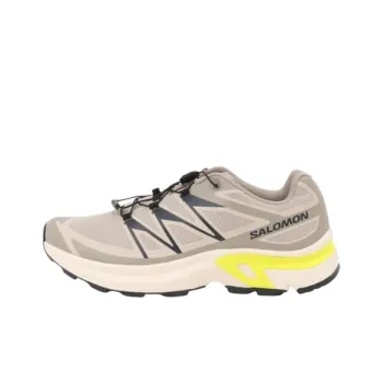 SALOMON XT EVR Anti Slip Wear Resistant Low Top Casual Running Shoes Men's Beige