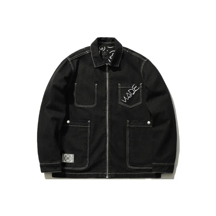 LiNing x Dft Denim Jacket Men's Black-0