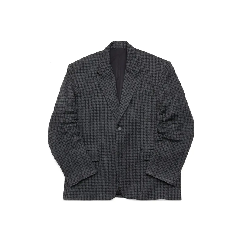 Balenciaga Checkered Tailored Knit Jacket-0