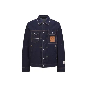 EVISU Denim Jacket Men's Dark Blue