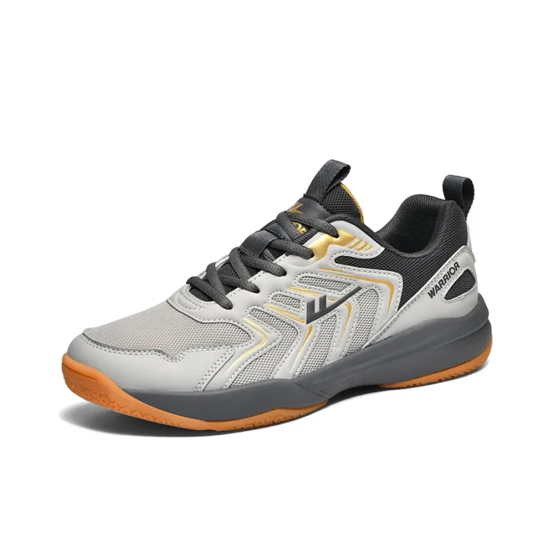 Warrior Cushioning Abrasion Resistant Breathable Low Top Badminton Shoes Unisex-11